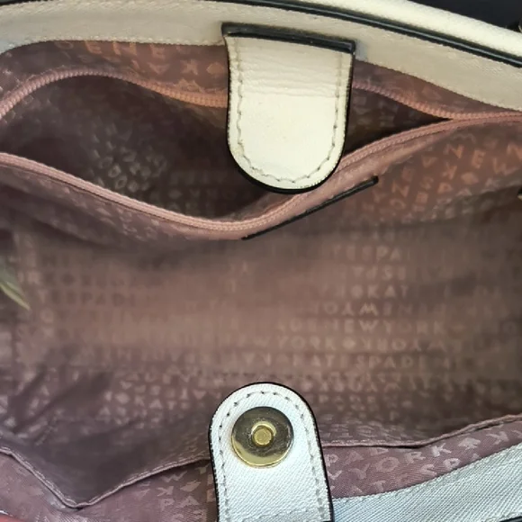 Kate Spade White Perforated Satchel/Crossbody - Picture 7 of 13